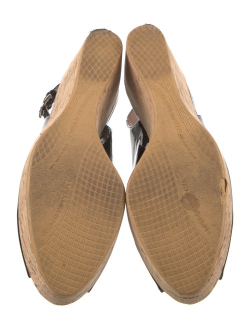 Stuart Weitzman Patent Leather Slingback Sandals