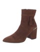 Stuart Weitzman Suede Tassel Accents Boots