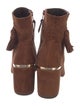 Stuart Weitzman Suede Tassel Accents Boots