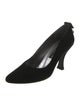 Stuart Weitzman Velvet Bow Accents Pumps