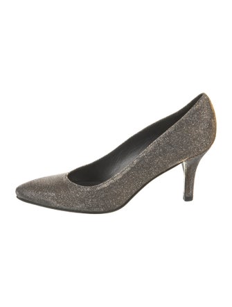 Stuart Weitzman Glitter Glitter Accents Pumps