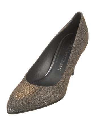 Stuart Weitzman Glitter Glitter Accents Pumps