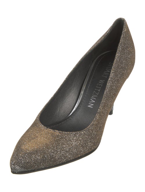 Stuart Weitzman Glitter Glitter Accents Pumps