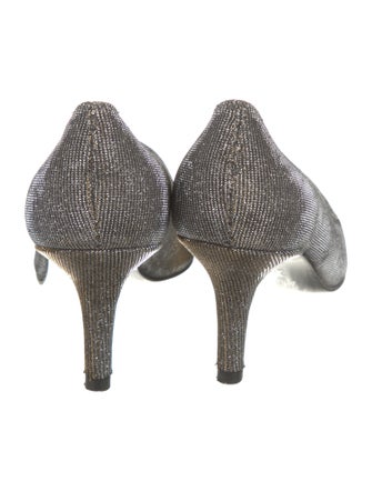 Stuart Weitzman Glitter Glitter Accents Pumps