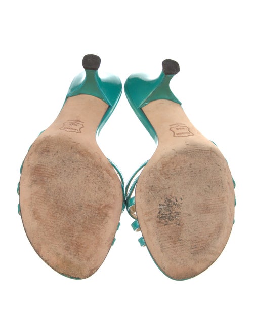 Stuart Weitzman Patent Leather Slides