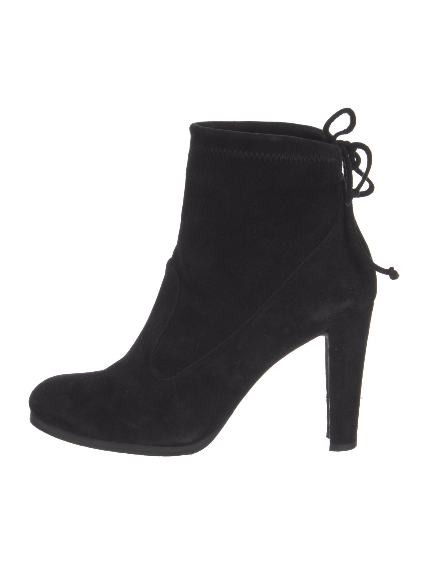 Stuart Weitzman Suede Lace-Up Boots