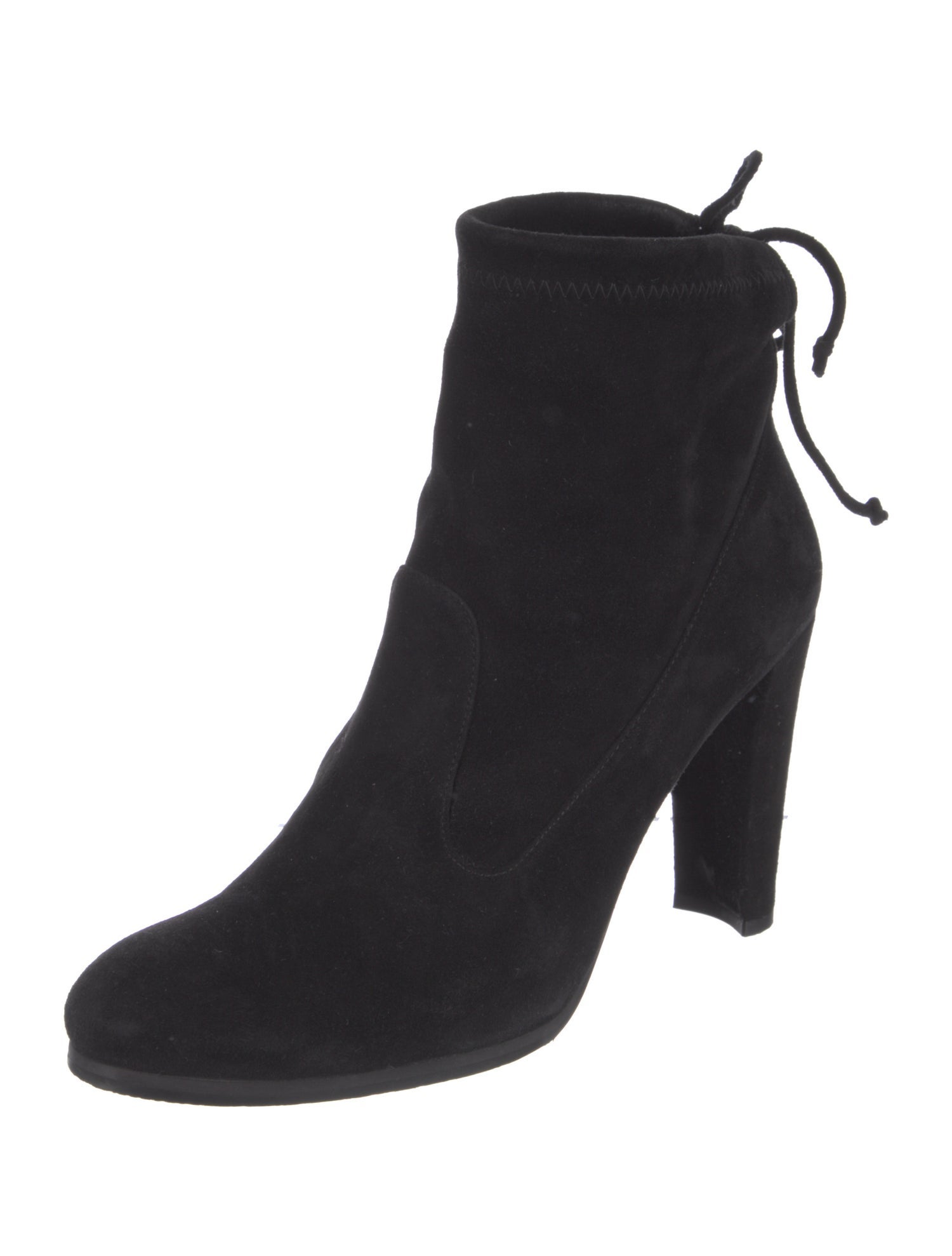 Stuart Weitzman Suede Lace-Up Boots