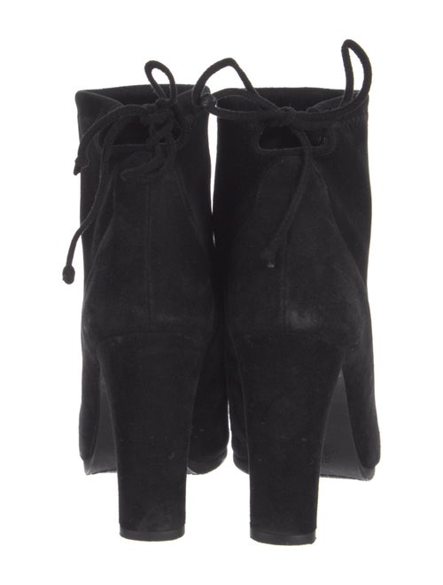Stuart Weitzman Suede Lace-Up Boots