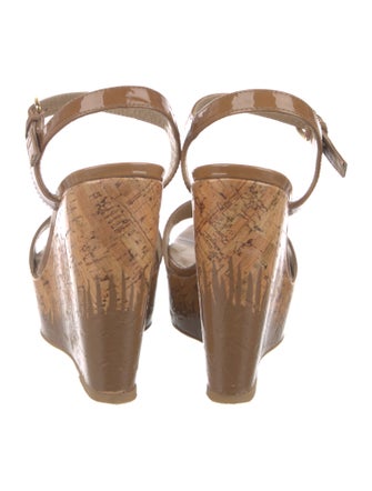 Stuart Weitzman Patent Leather Sandals