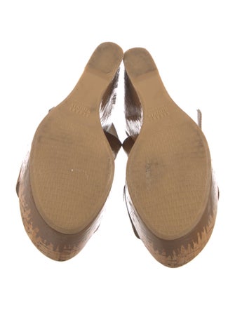 Stuart Weitzman Patent Leather Sandals