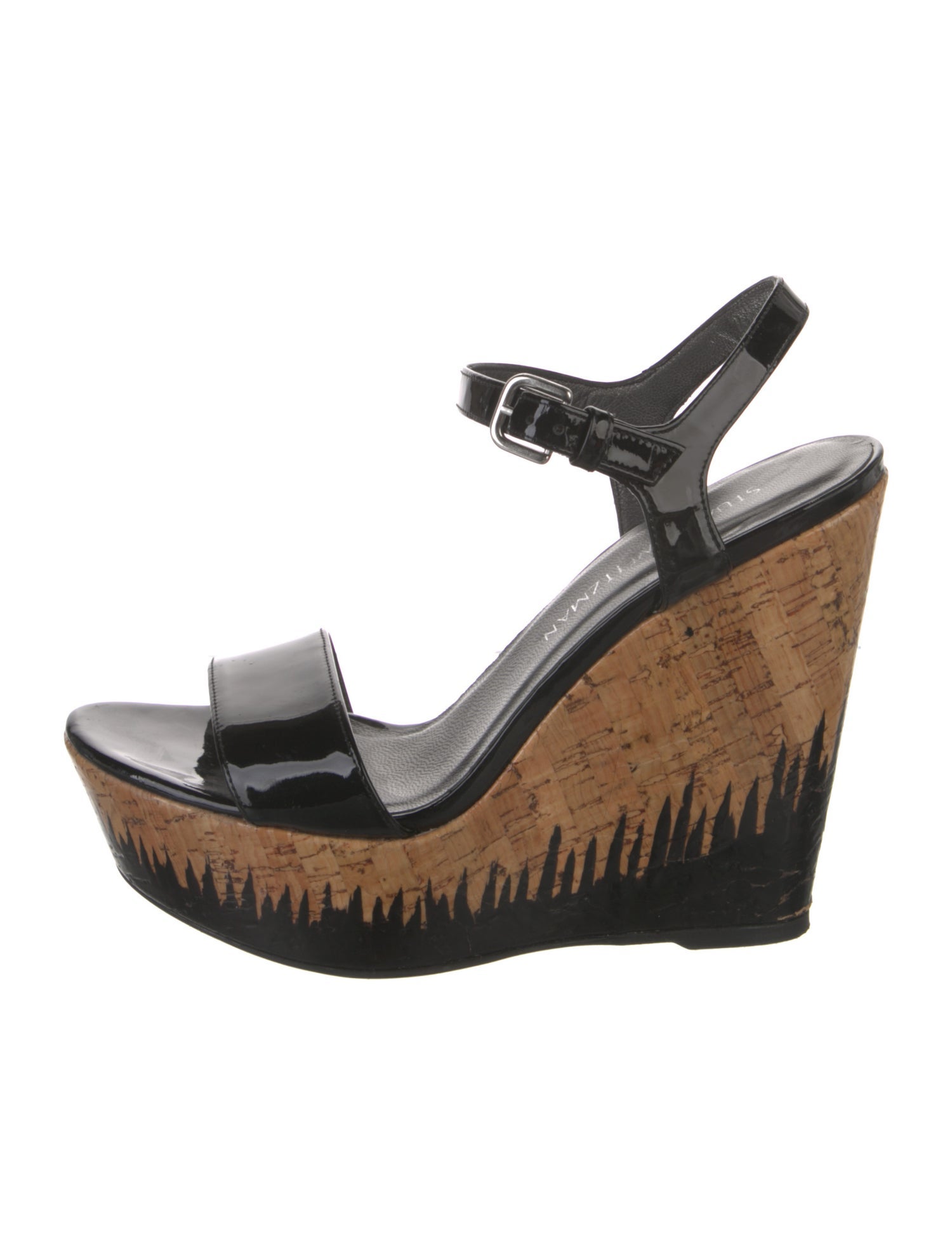 Stuart Weitzman Patent Leather Sandals