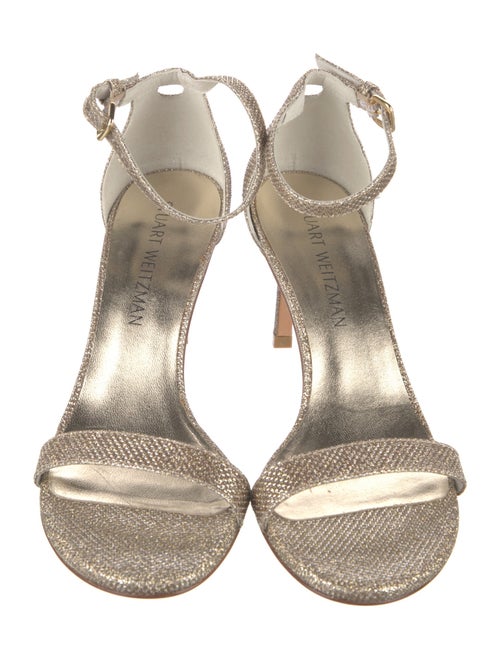 Stuart Weitzman Glitter Glitter Accents Sandals