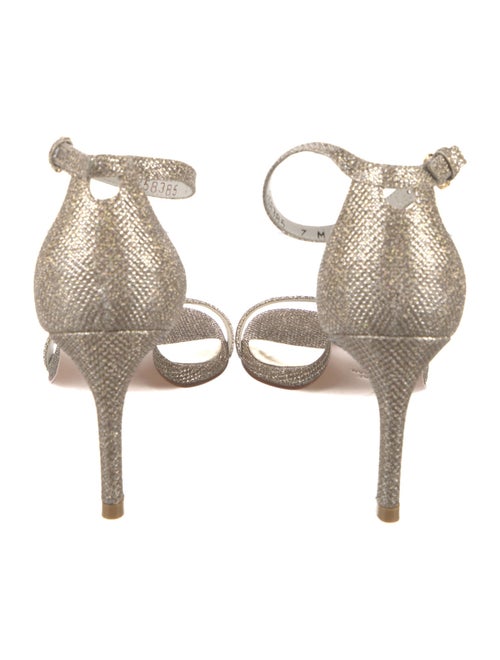 Stuart Weitzman Glitter Glitter Accents Sandals