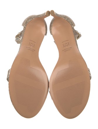 Stuart Weitzman Glitter Glitter Accents Sandals