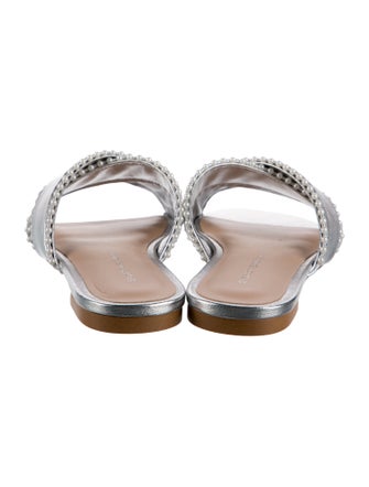 Stuart Weitzman Leather Slides