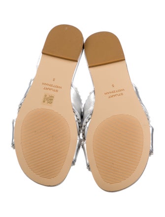 Stuart Weitzman Leather Slides