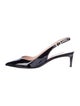 Stuart Weitzman Patent Leather Slingback Pumps
