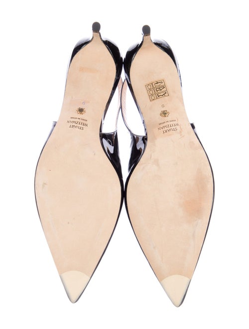 Stuart Weitzman Patent Leather Slingback Pumps