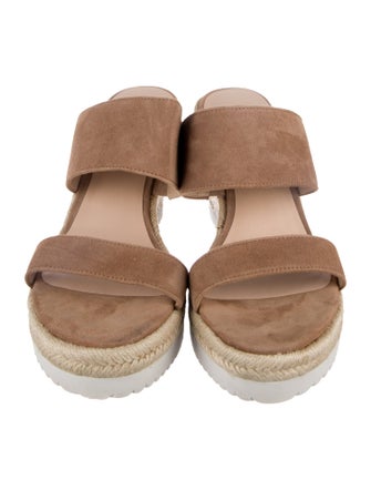 Stuart Weitzman Suede Espadrilles