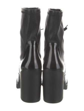 Stuart Weitzman Patent Leather Combat Boots