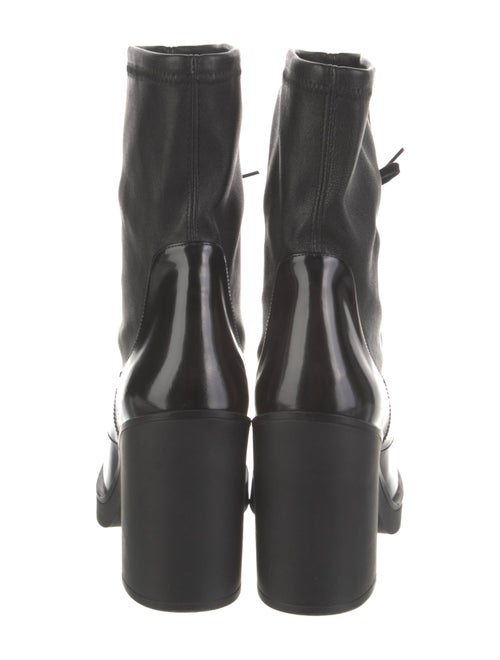 Stuart Weitzman Patent Leather Combat Boots