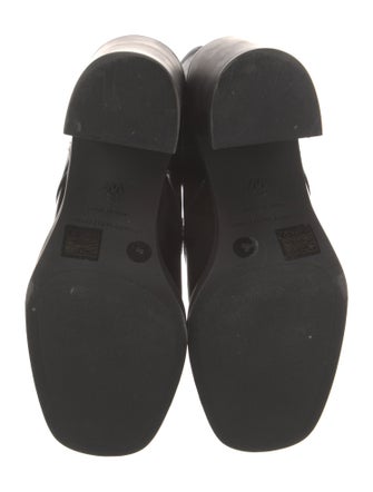 Stuart Weitzman Patent Leather Combat Boots