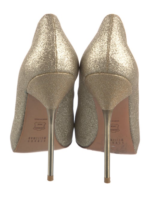 Stuart Weitzman Glitter Glitter Accents Pumps
