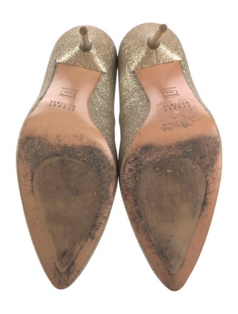 Stuart Weitzman Glitter Glitter Accents Pumps