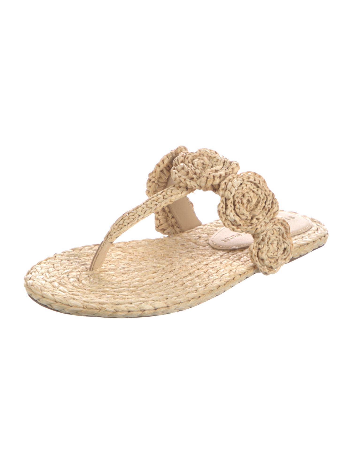 Stuart Weitzman Raffia Espadrilles
