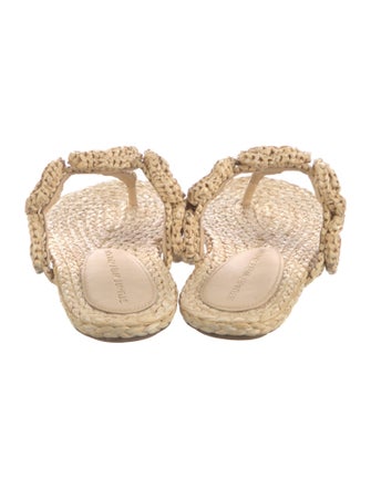 Stuart Weitzman Raffia Espadrilles