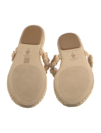 Stuart Weitzman Raffia Espadrilles