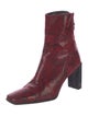 Stuart Weitzman Embossed Leather Animal Print Boots