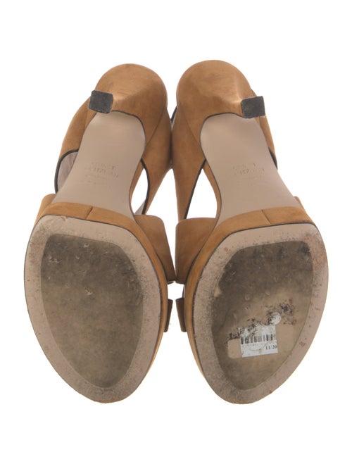 Stuart Weitzman Suede Slingback Sandals