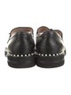 Stuart Weitzman Leather Tassel Accents Loafers