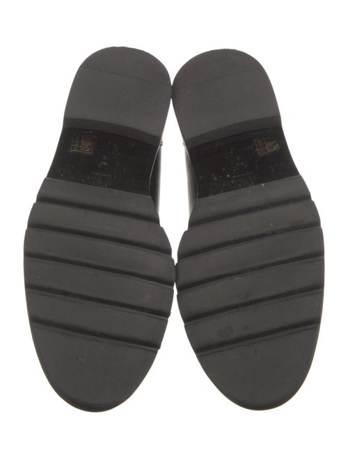 Stuart Weitzman Leather Tassel Accents Loafers