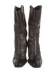 Stuart Weitzman Leather Studded Accents Boots