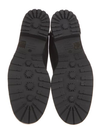 Stuart Weitzman Suede Crystal Embellishments Chelsea Boots