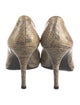 Stuart Weitzman Leather Animal Print Pumps