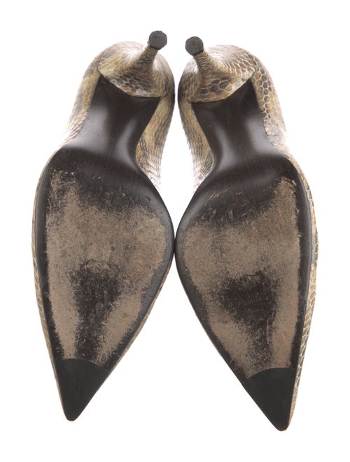 Stuart Weitzman Leather Animal Print Pumps