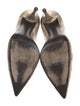 Stuart Weitzman Leather Animal Print Pumps