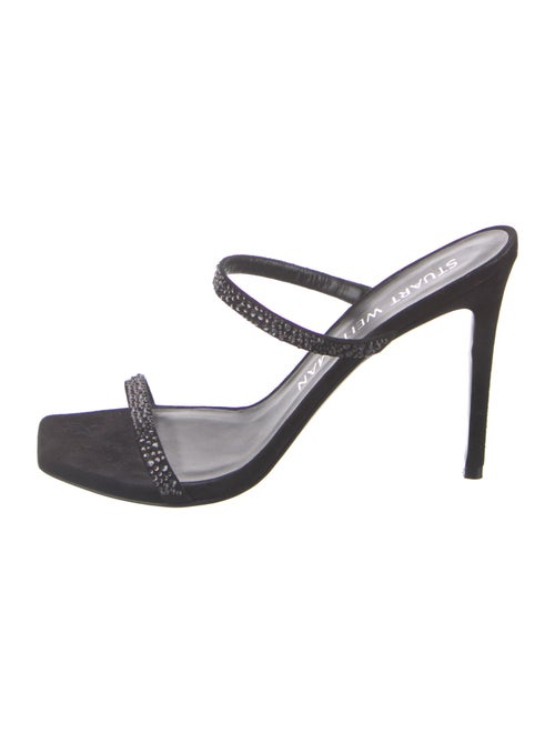 Stuart Weitzman Suede Slides