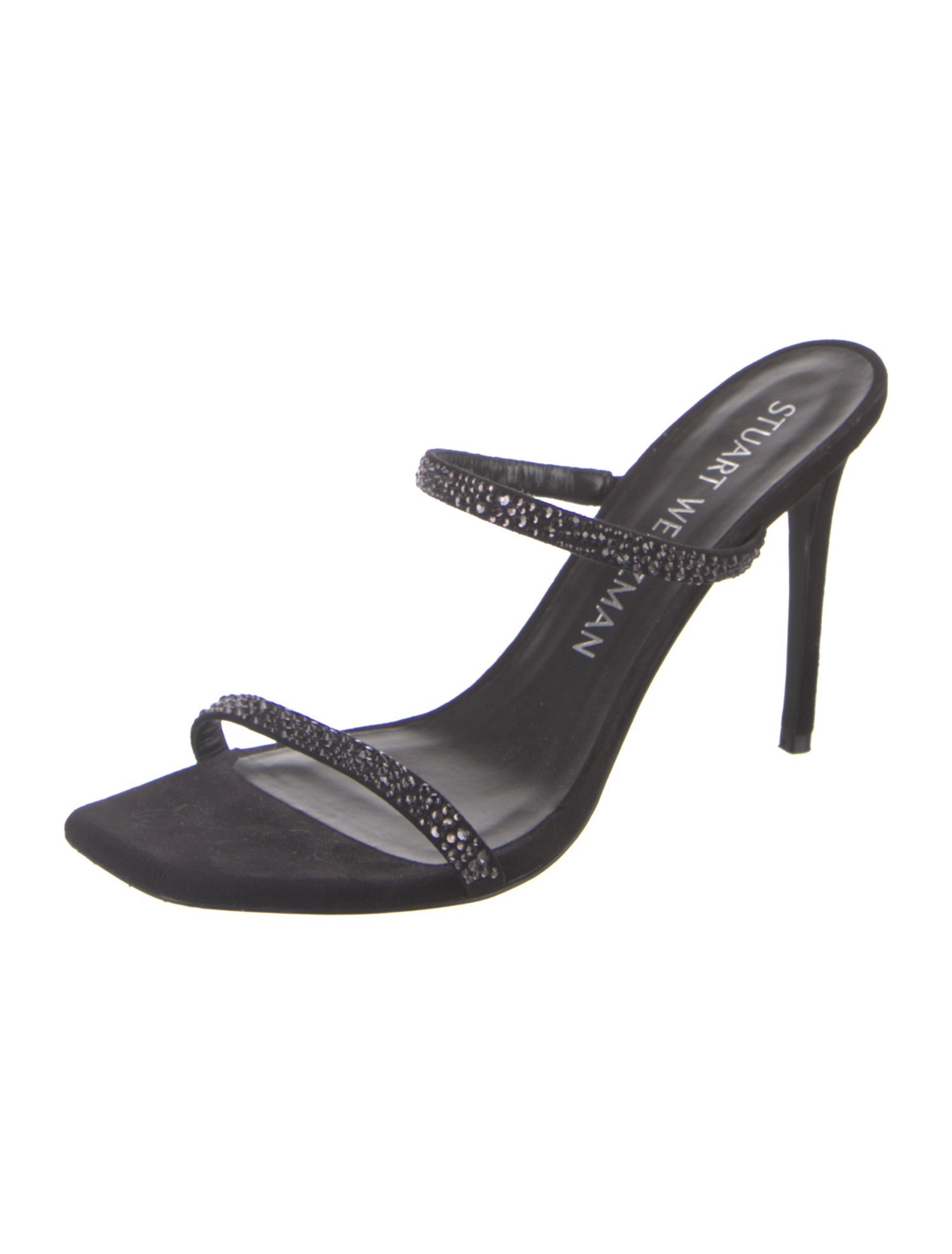 Stuart Weitzman Suede Slides