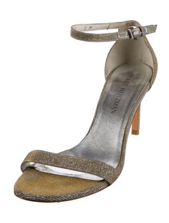 Stuart Weitzman Glitter Animal Print D'Orsay Pumps