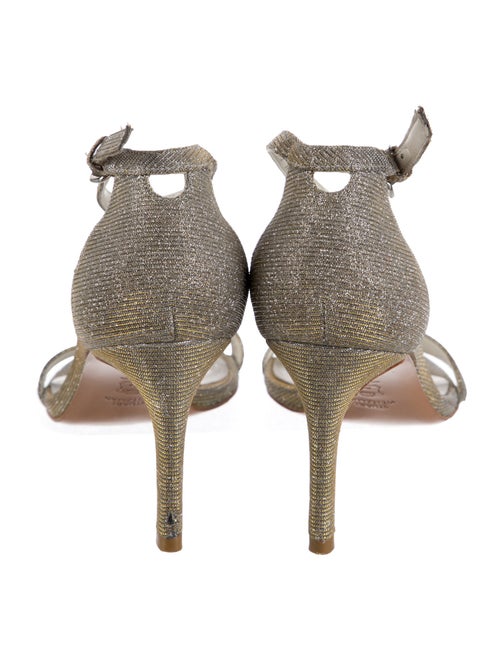 Stuart Weitzman Glitter Animal Print D'Orsay Pumps