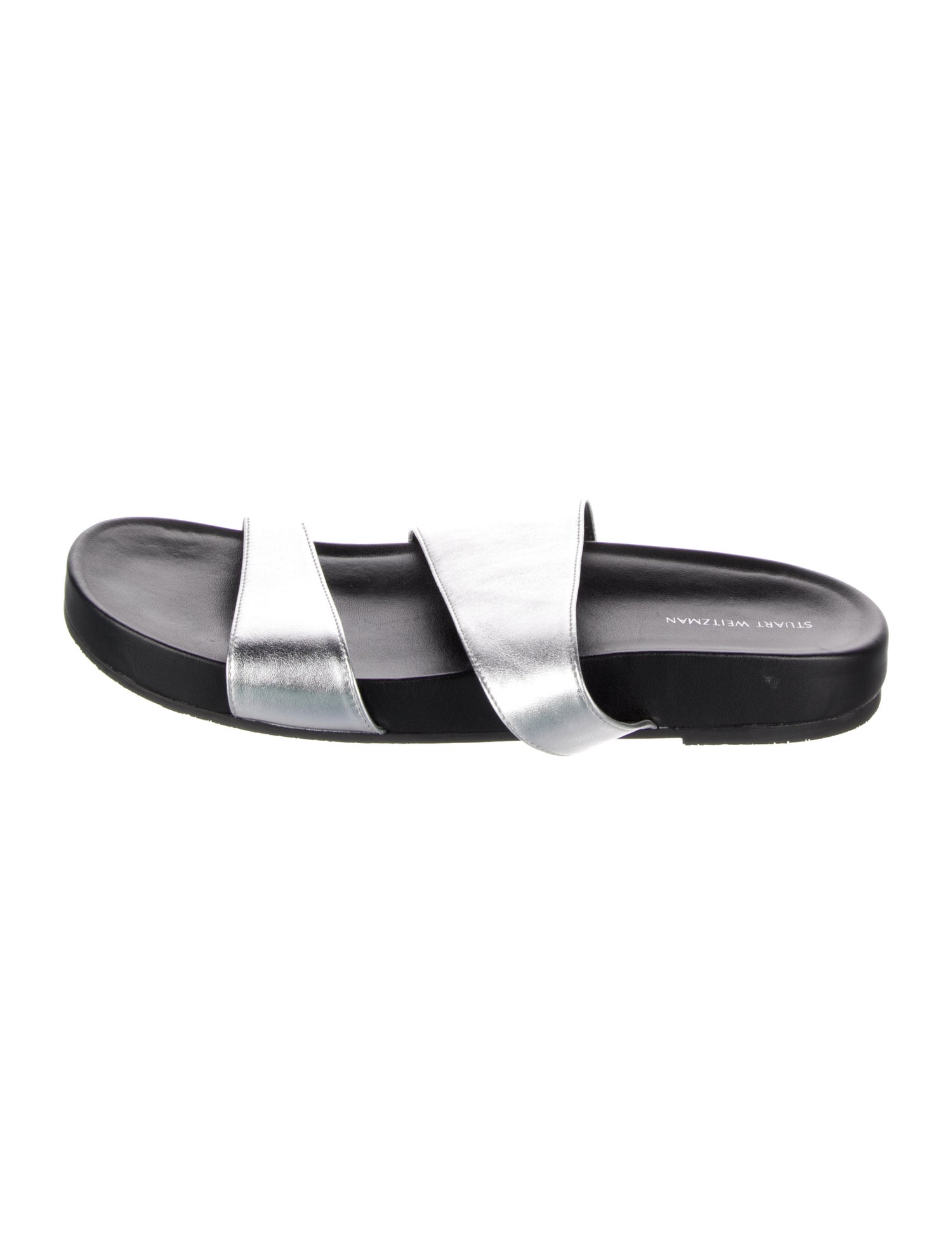 Stuart Weitzman Leather Slides