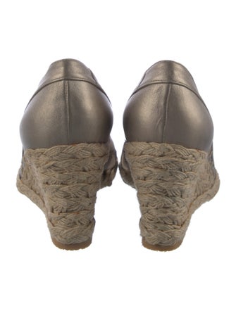 Stuart Weitzman Leather Cutout Accent Pumps