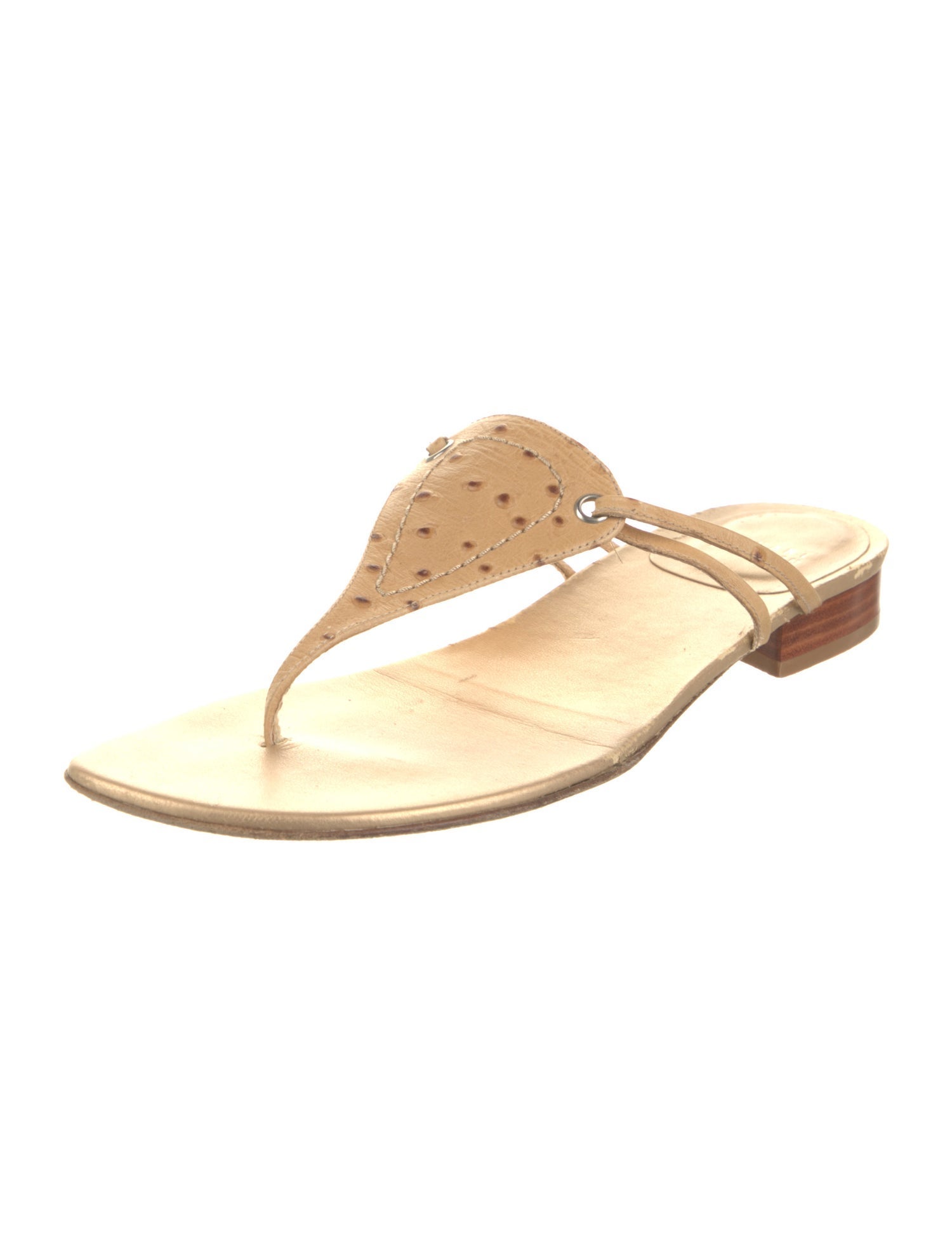 Stuart Weitzman Leather Slides