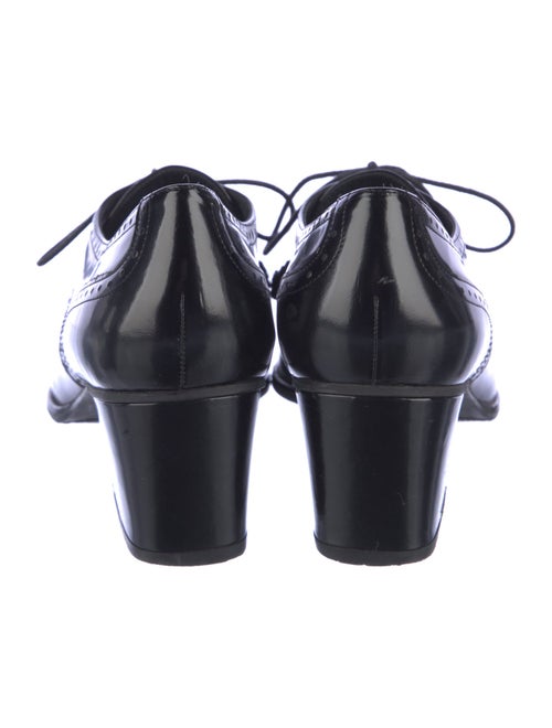 Stuart Weitzman Patent Leather Lasercut Accents Pumps