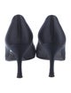 Stuart Weitzman Satin Ruffle Embellishment Pumps