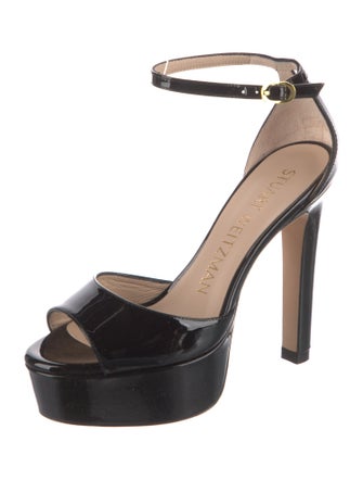 Stuart Weitzman Patent Leather Sandals